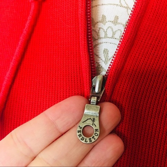 Pendleton originals full zip sweater hoodie M 1205 - Picture 5 of 6